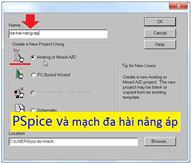 Bạn làm quen với PSpice: Dùng PSpice phân tích mạch đa hài nâng áp