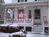 Làm đèn ngôi sao gắn trước nhà (bên Boston Mỹ) bằng dây đèn Led 3 màu R-G-B