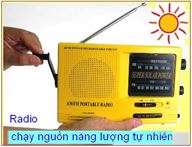 Cùng tìm hiểu Radio chạy nguồn năng lượng có trong tự nhiên