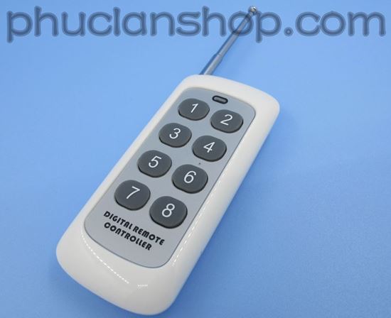 Picture of Remote trắng trung 8 nút (8 keys remote RF control)