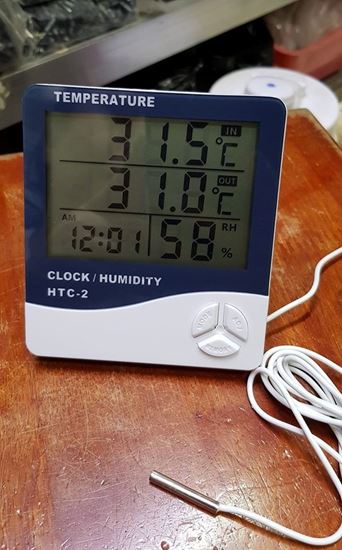 Picture of Đồng hồ báo nhiệt và ẩm độ HTC-2