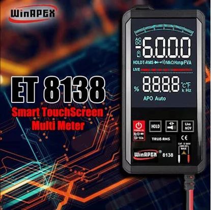 Picture of WinApex ET8138 Touch Sensitive Multimeter With Colour Display